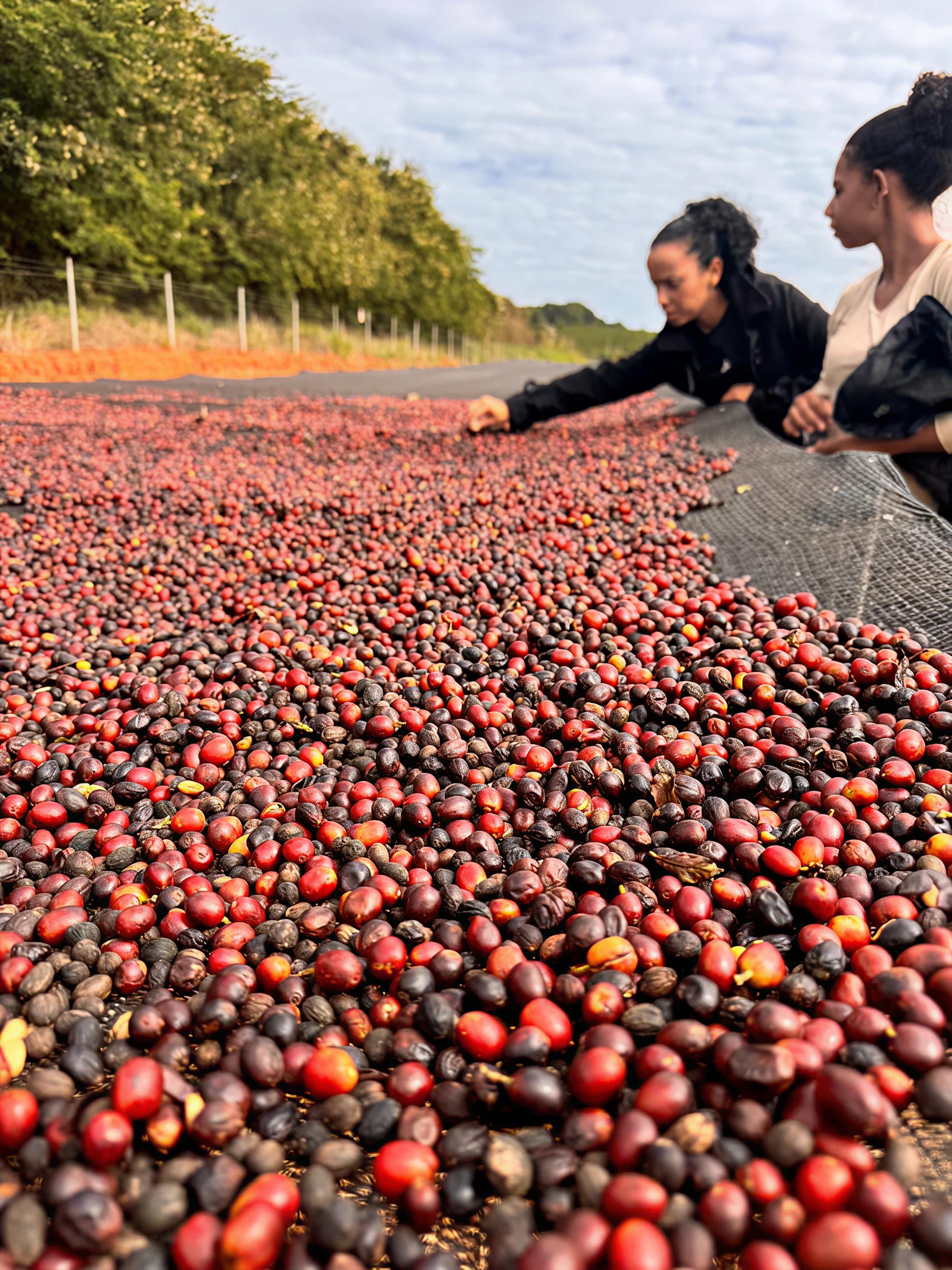 Cosecha de café en origen