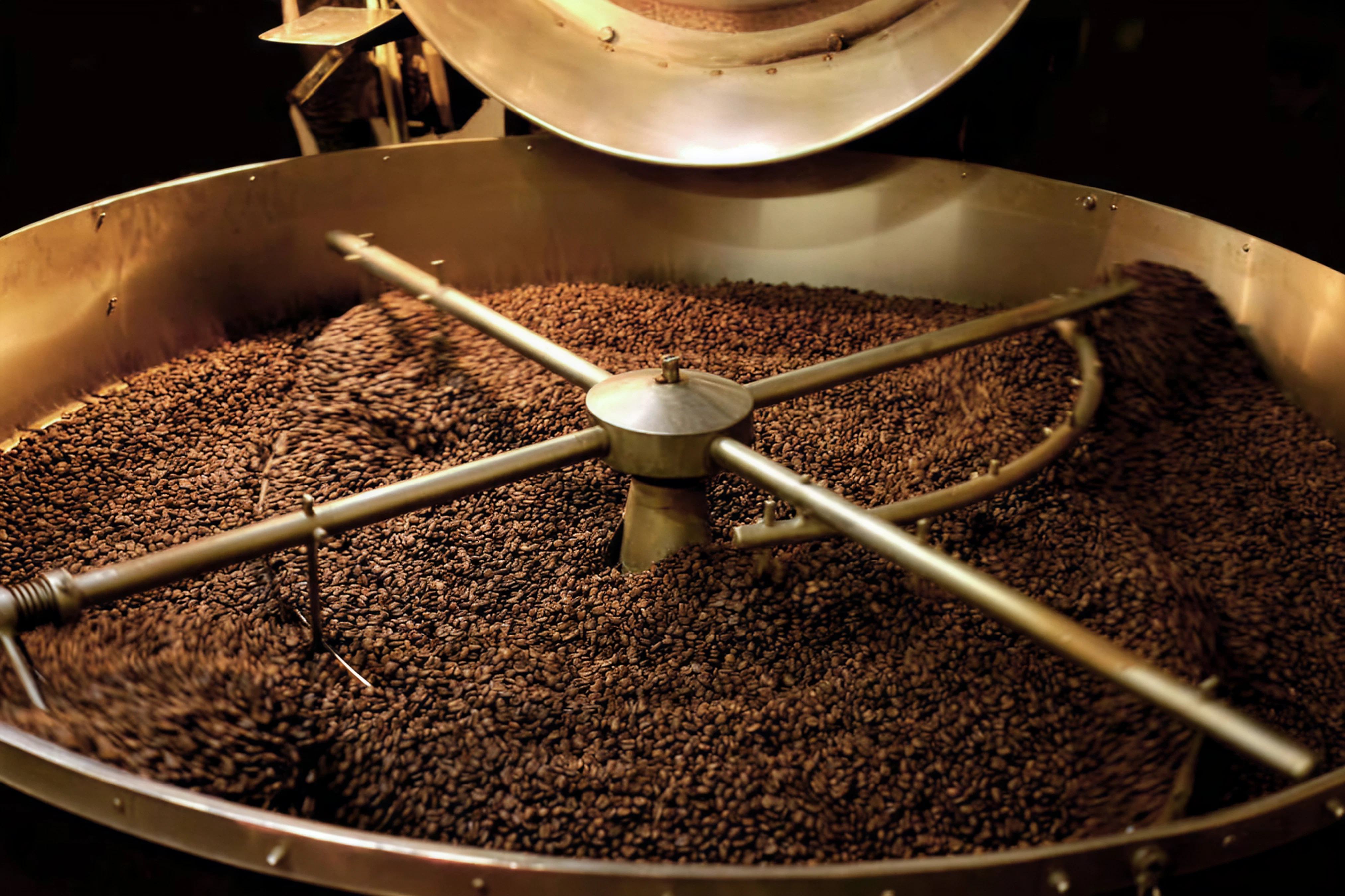 Proceso de tostado de café